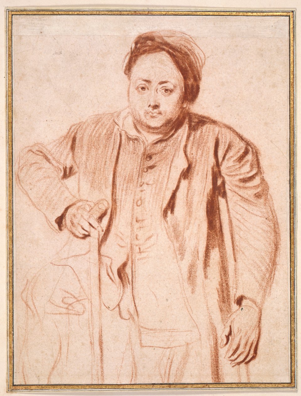 Ritratto di Antoine de la Roque da Jean-Antoine Watteau