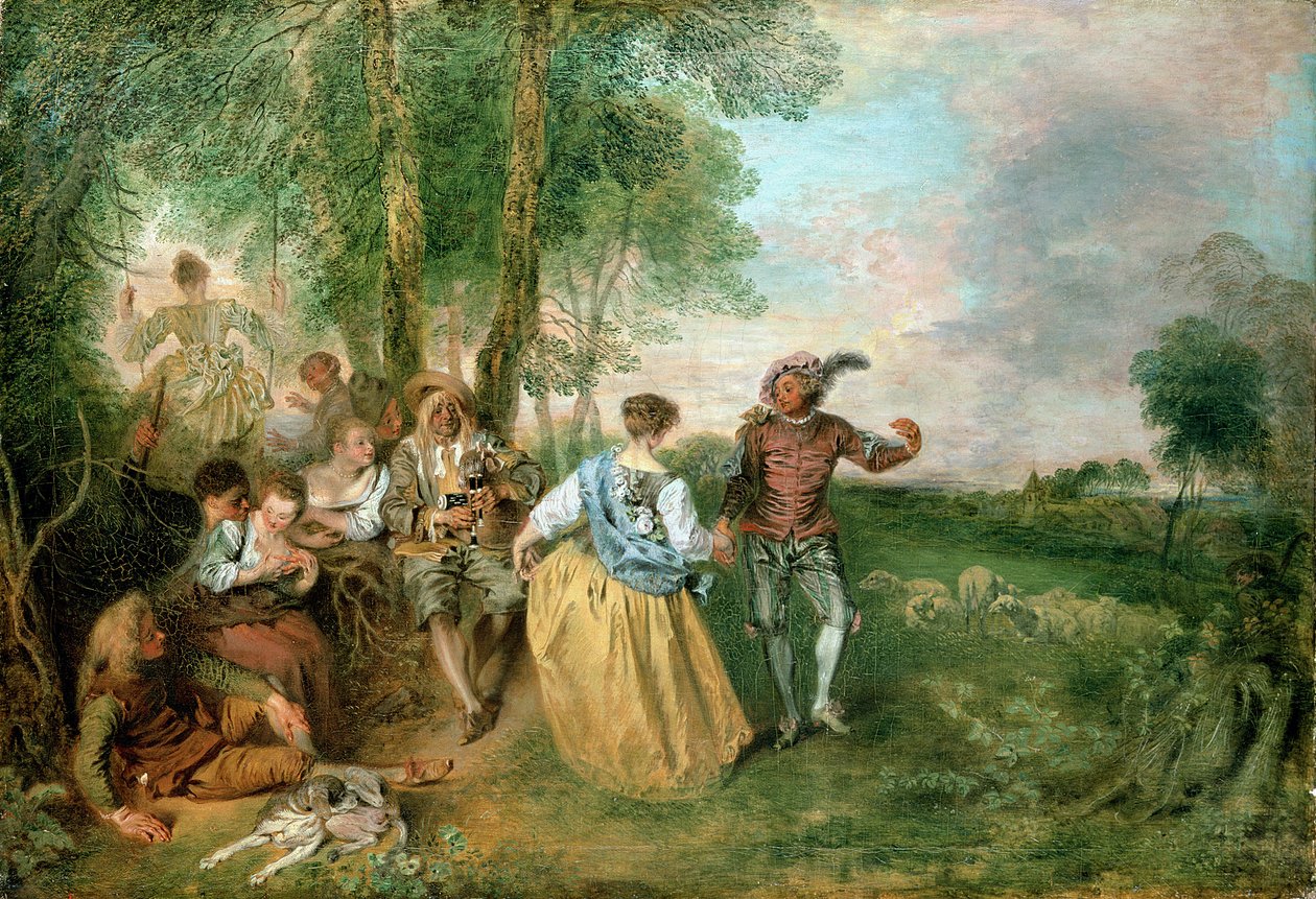 I pastori da Jean-Antoine Watteau