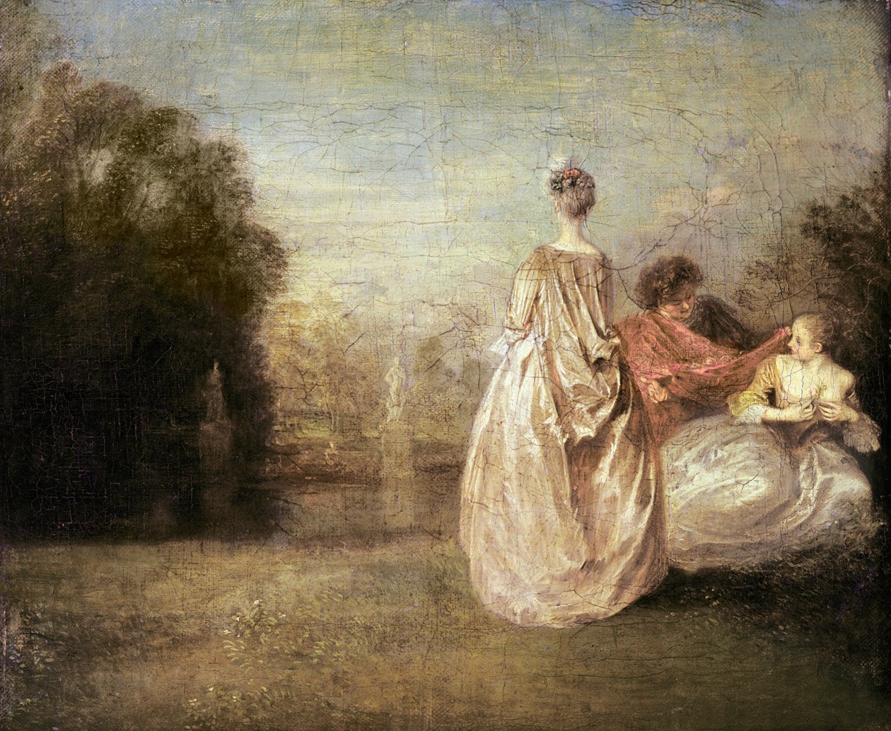I due cugini, 1716-20 da Jean Antoine Watteau
