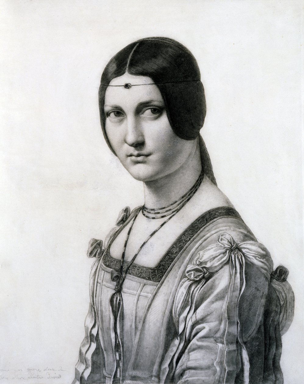 La Belle Ferronniere da Jean Auguste Dominique Ingres