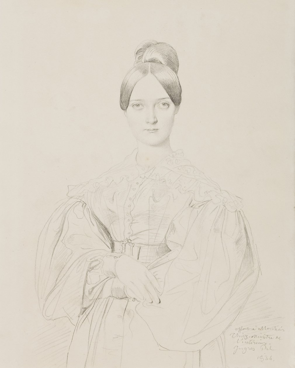 Ritratto di Madame Thiers da Jean Auguste Dominique Ingres