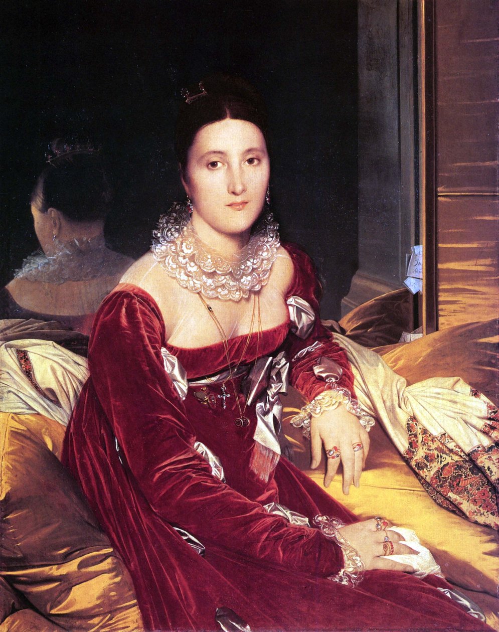 Ritratto di Madame de Senonnes da Jean Auguste Dominique Ingres