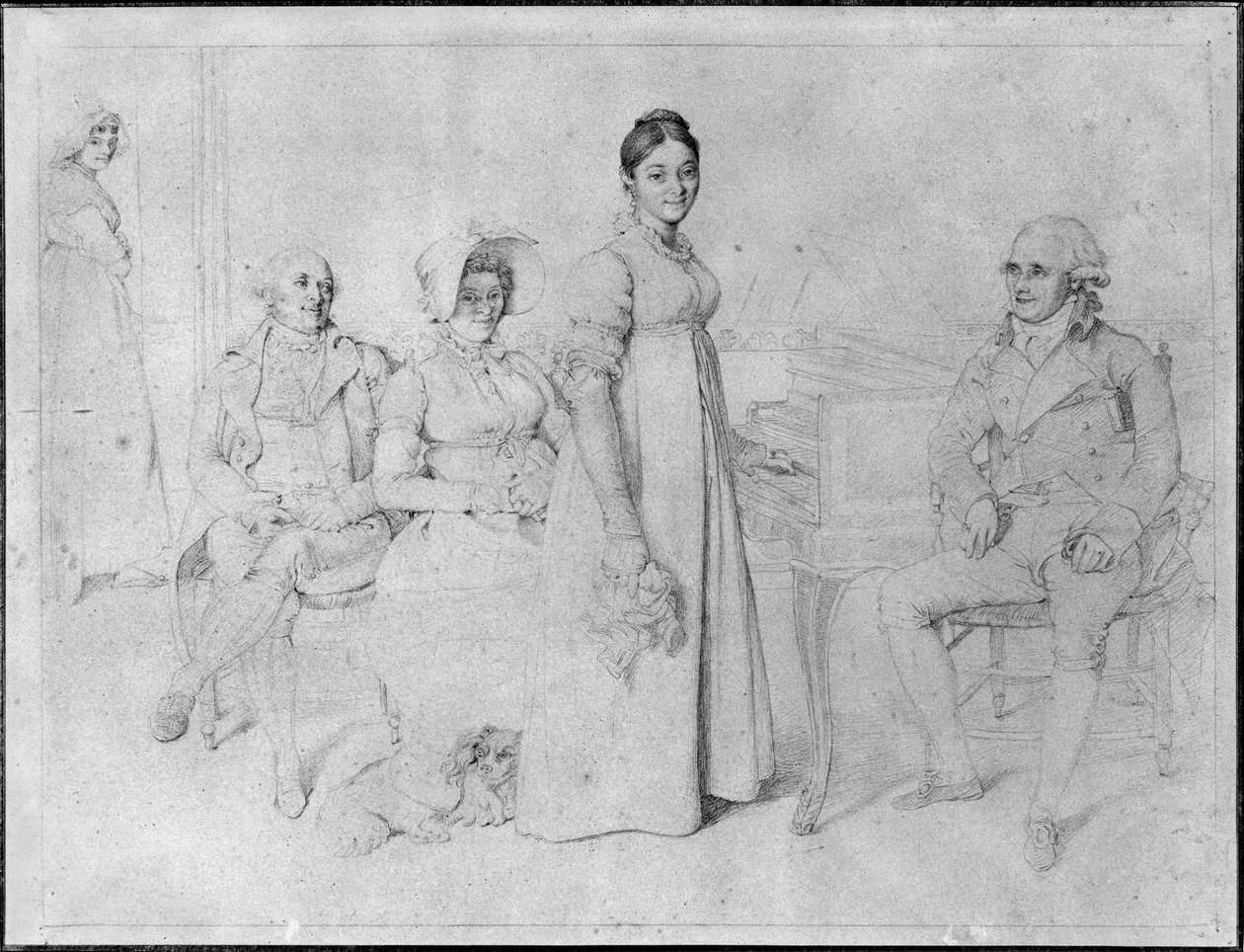La famiglia Forestier da Jean Auguste Dominique Ingres