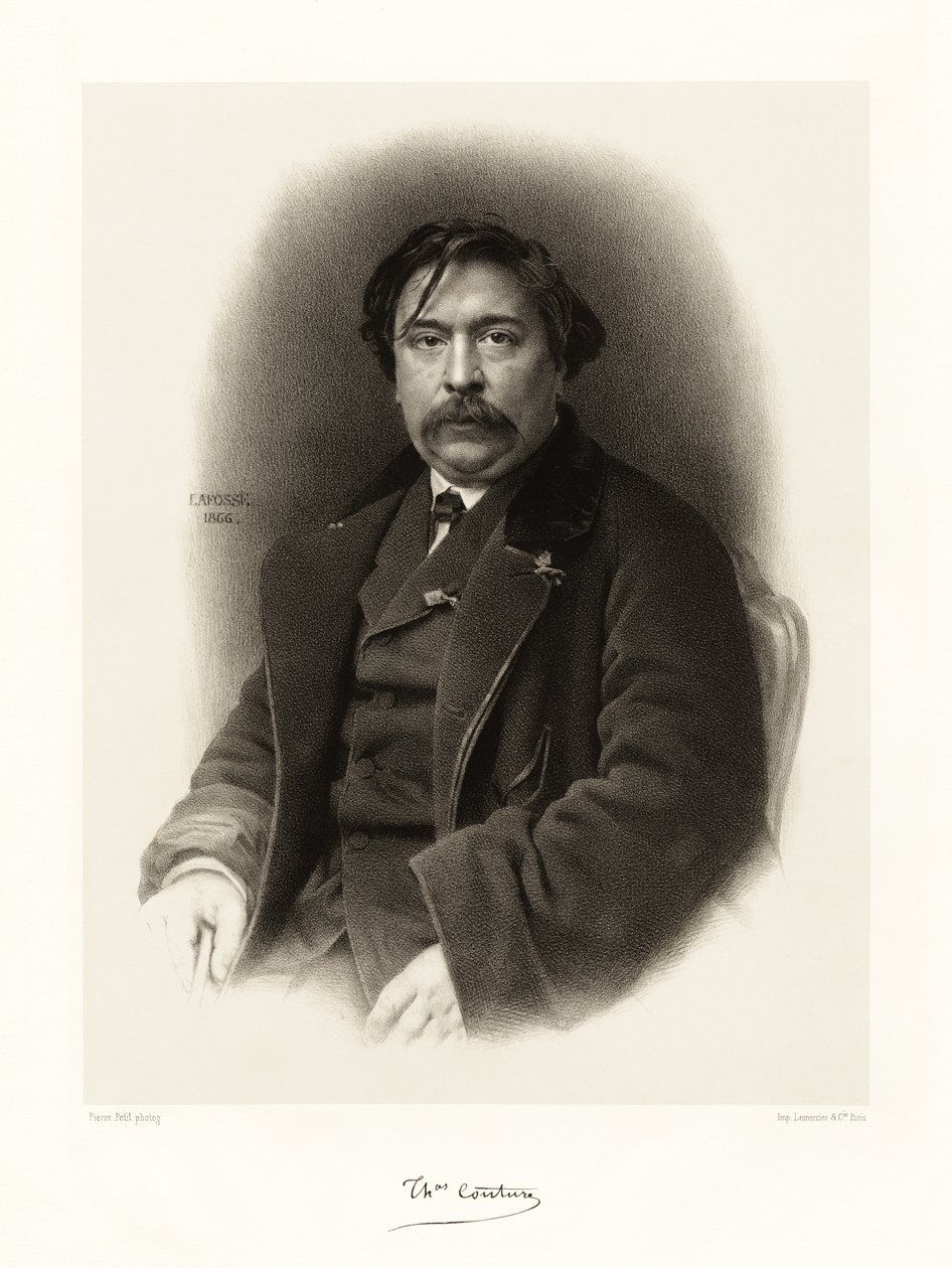 Thomas Couture, 1865-66 da Jean Baptiste Adolphe Lafosse