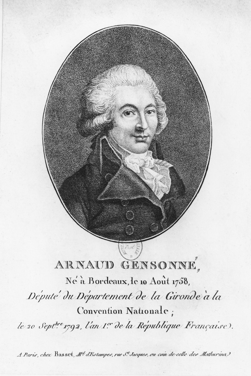 Arnaud Gensonné da Jean Baptiste Antoine Guibert