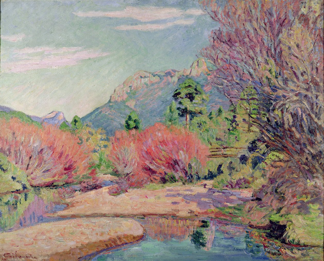 Le rive della Sedelle a Crozant da Jean Baptiste Armand Guillaumin