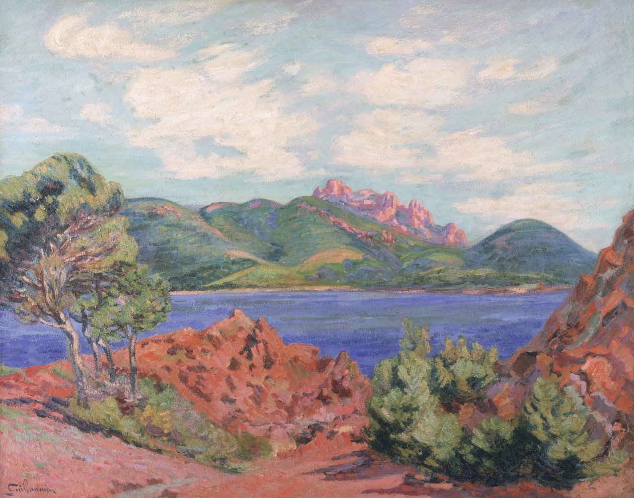 La baia di Agay, c.1905 da Jean Baptiste Armand Guillaumin