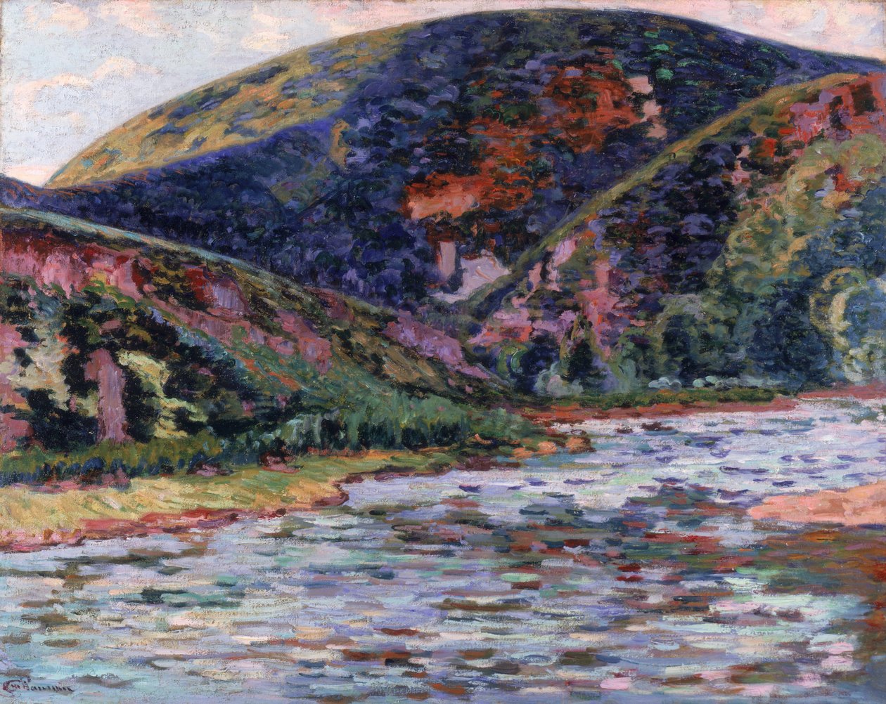 La Creuse in estate da Jean Baptiste Armand Guillaumin