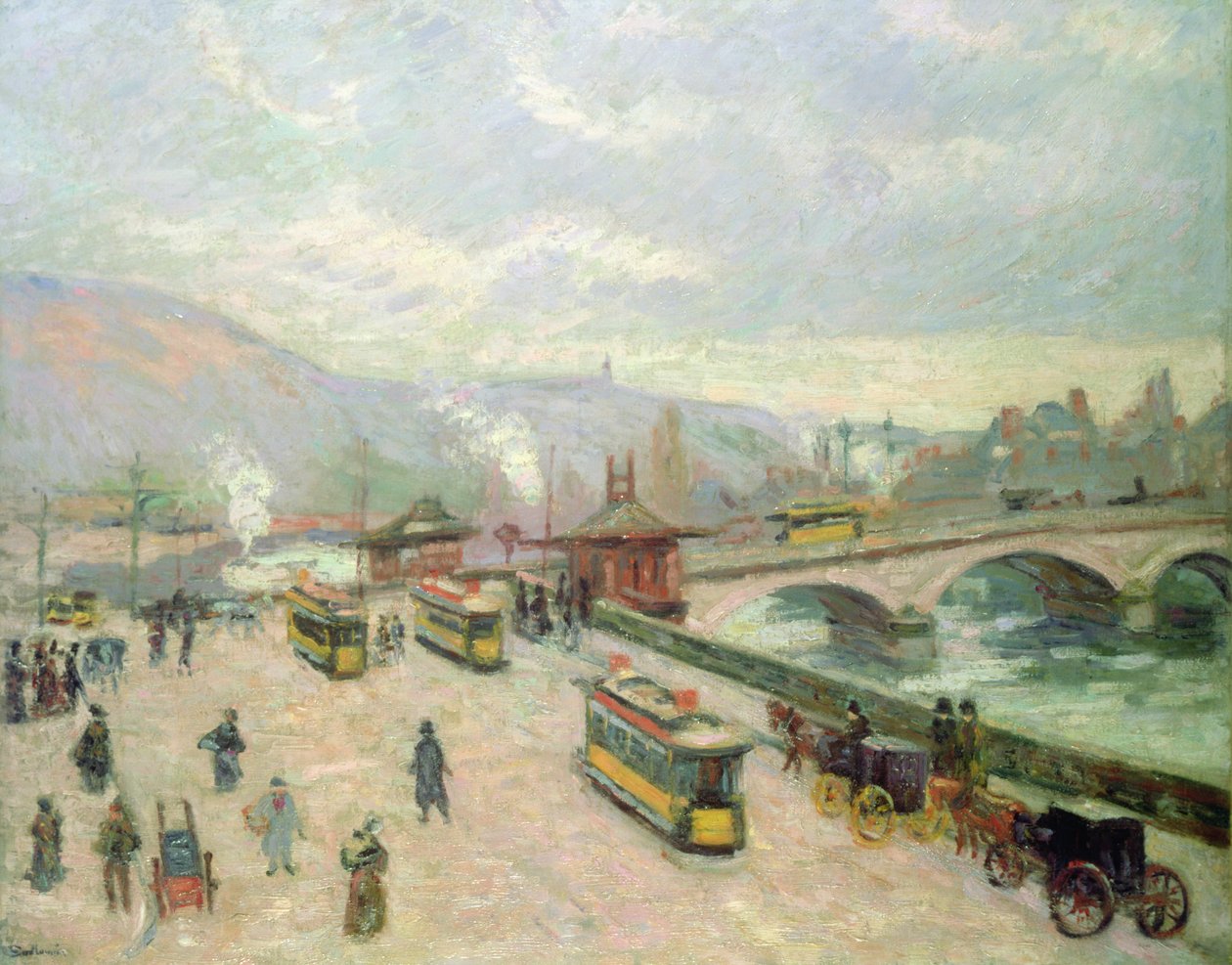 Il Pont Corneille a Rouen, 1898 da Jean Baptiste Armand Guillaumin