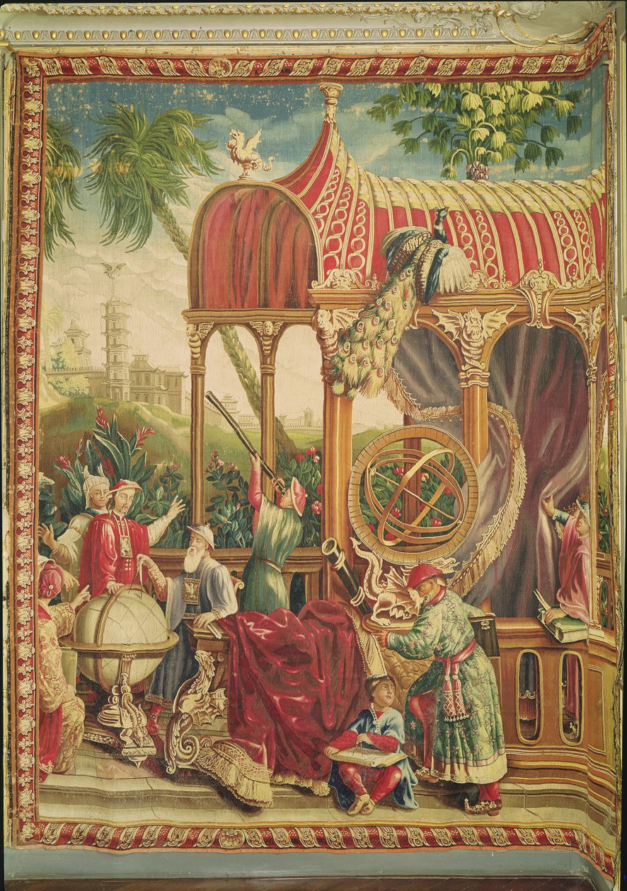 Gli astronomi, Beauvais Workshop, 1711 da Jean Baptiste Belin de Fontenay