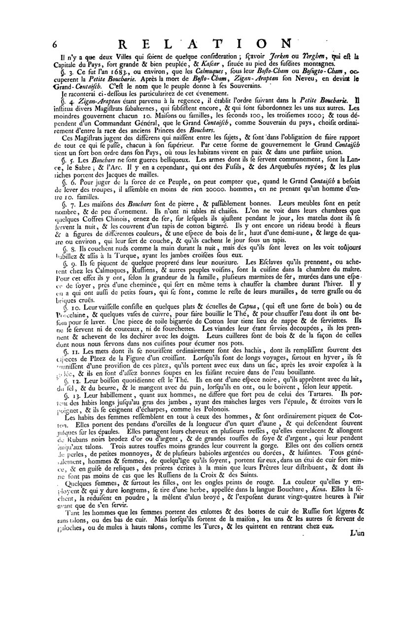 Nuovo atlante della Cina, della Tartaria cinese e del Tibet La Haye 1737 da Jean Baptiste Bourguignon d