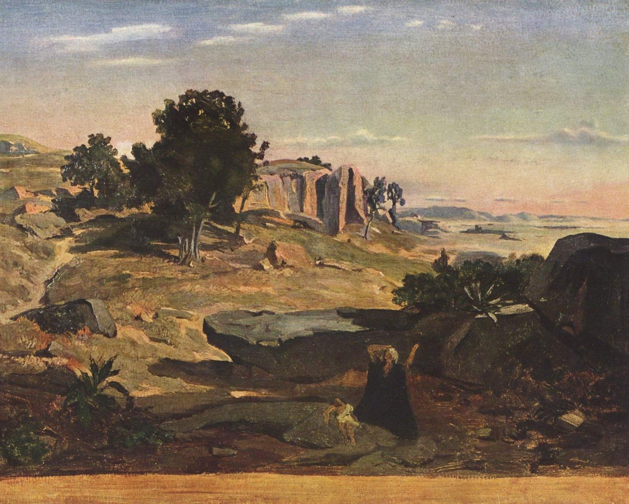 Agar nel deserto da Jean Baptiste Camille Corot