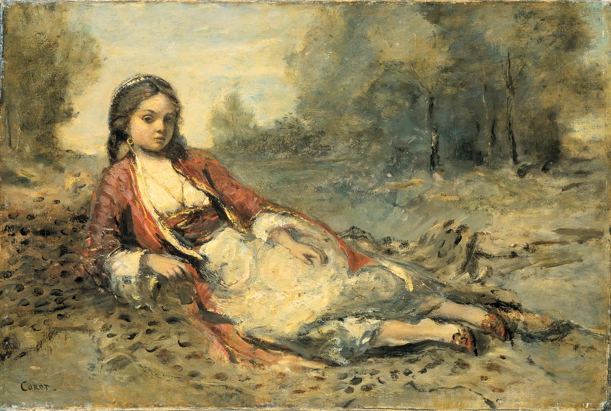 Algerina da Jean Baptiste Camille Corot
