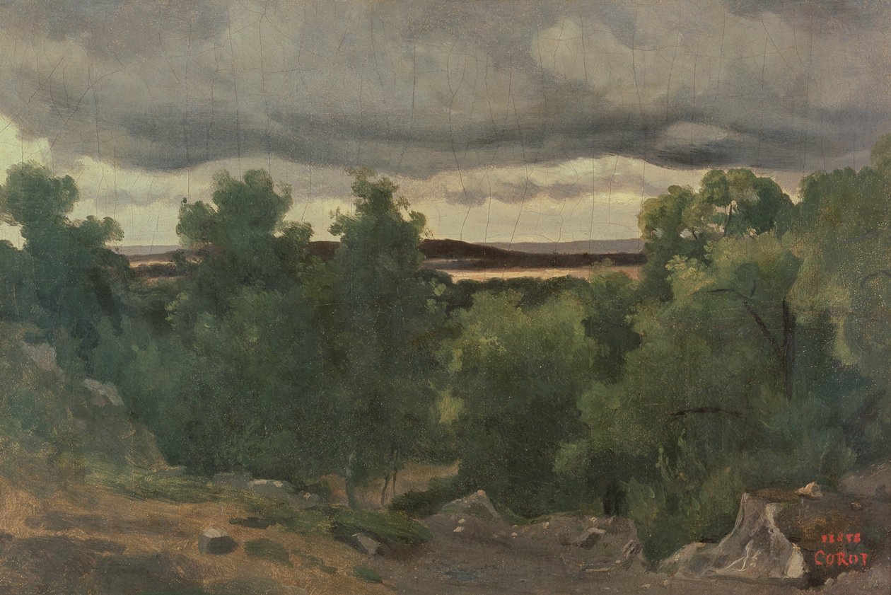 Au Petit Chaville da Jean Baptiste Camille Corot