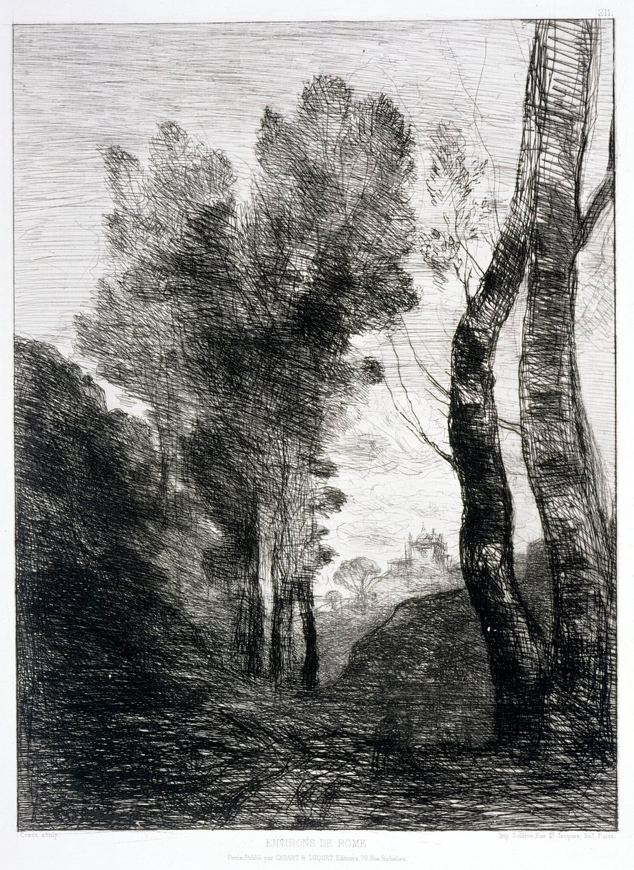 Dintorni di Roma da Jean Baptiste Camille Corot
