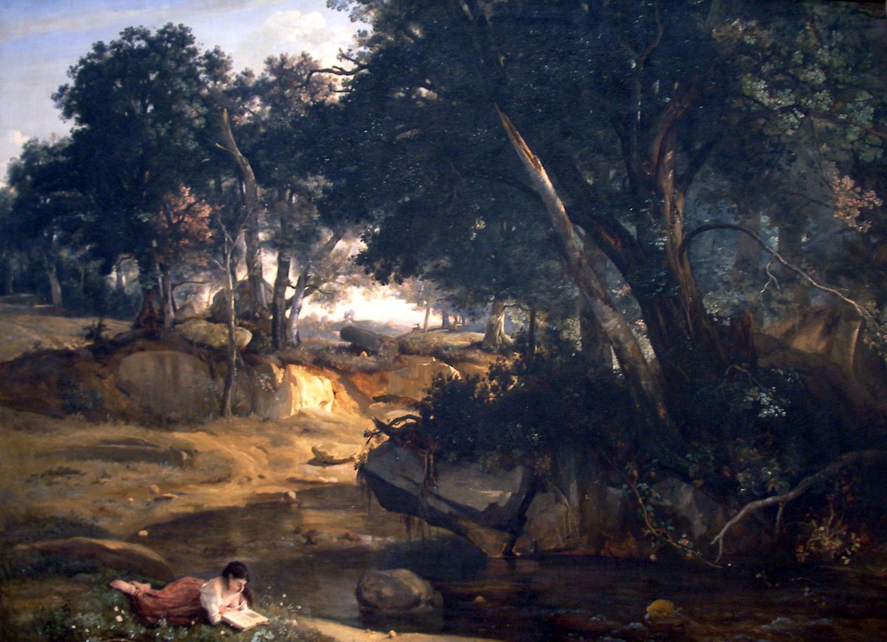 Foresta di Fontainebleau da Jean Baptiste Camille Corot