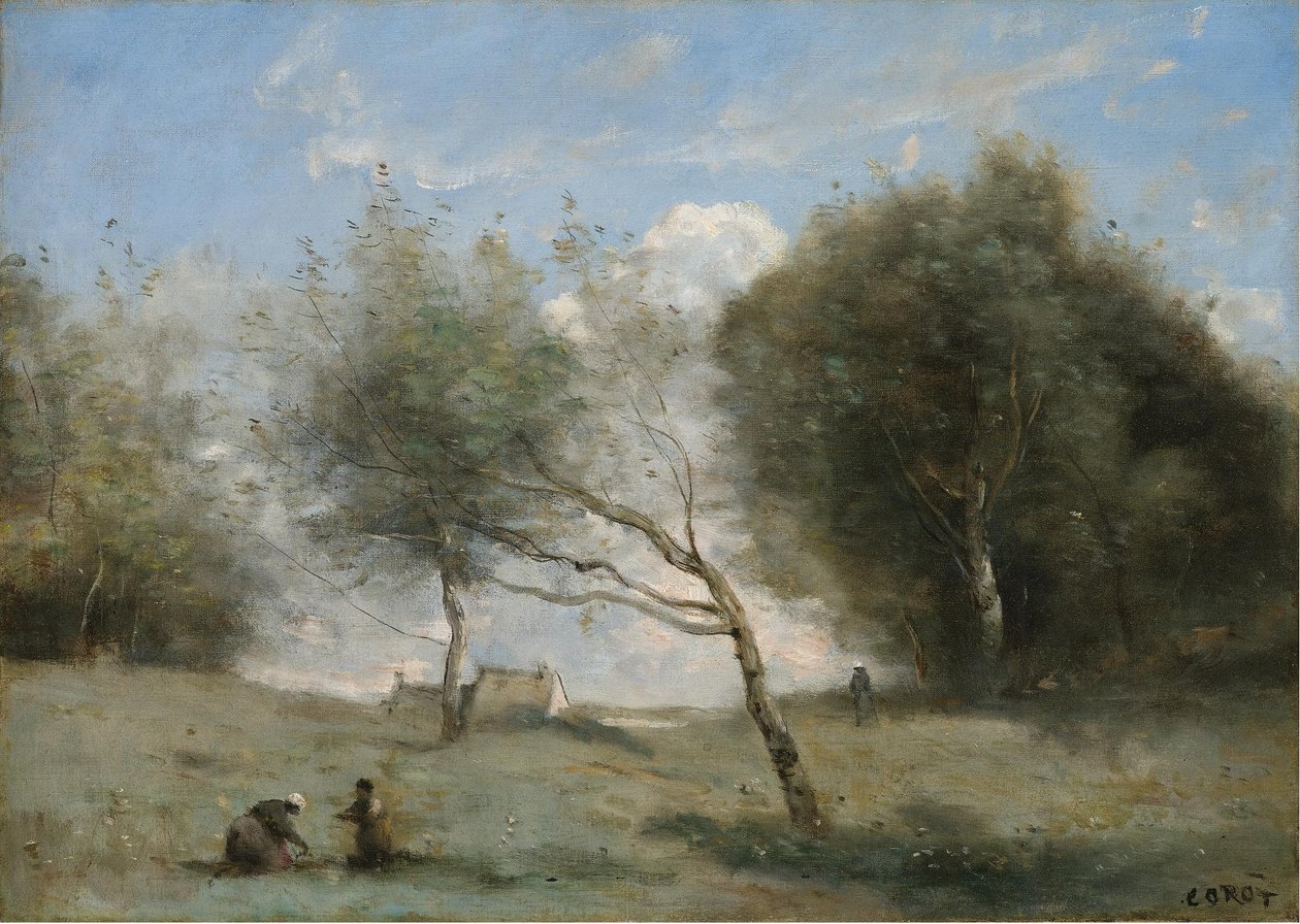I prati della piccola fattoria da Jean Baptiste Camille Corot