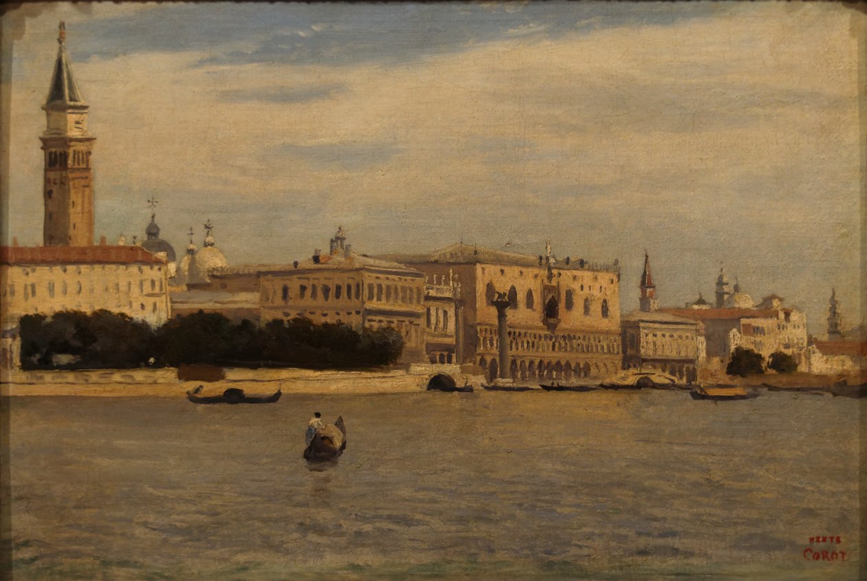 Venezia dalla Dogana da Jean Baptiste Camille Corot