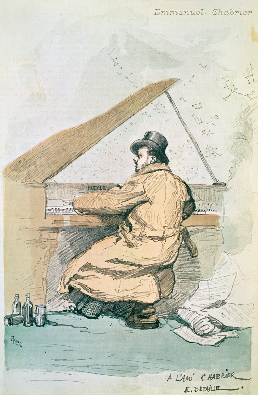 Emmanuel Chabrier, illustrazione di copertina da 