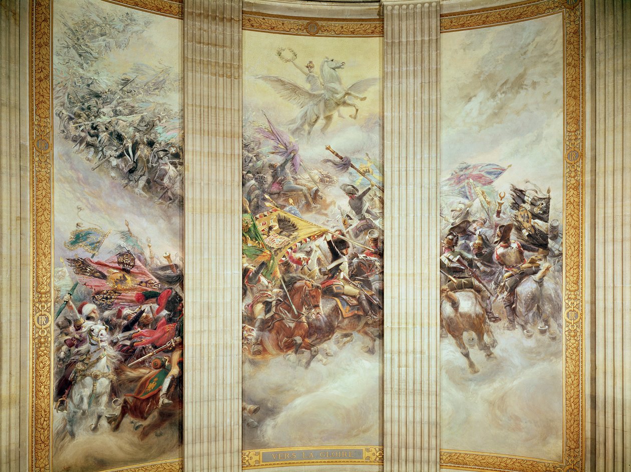 Verso la gloria (murale) da Jean Baptiste Edouard Detaille