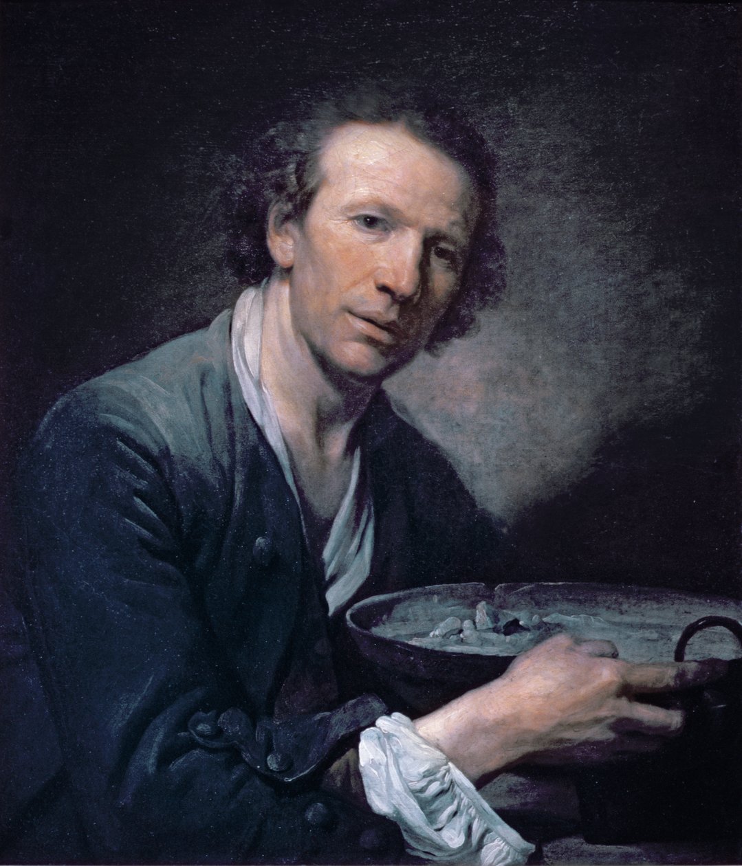 Joseph, un modello della Royal Academy con una padella, 1755 da Jean Baptiste Greuze
