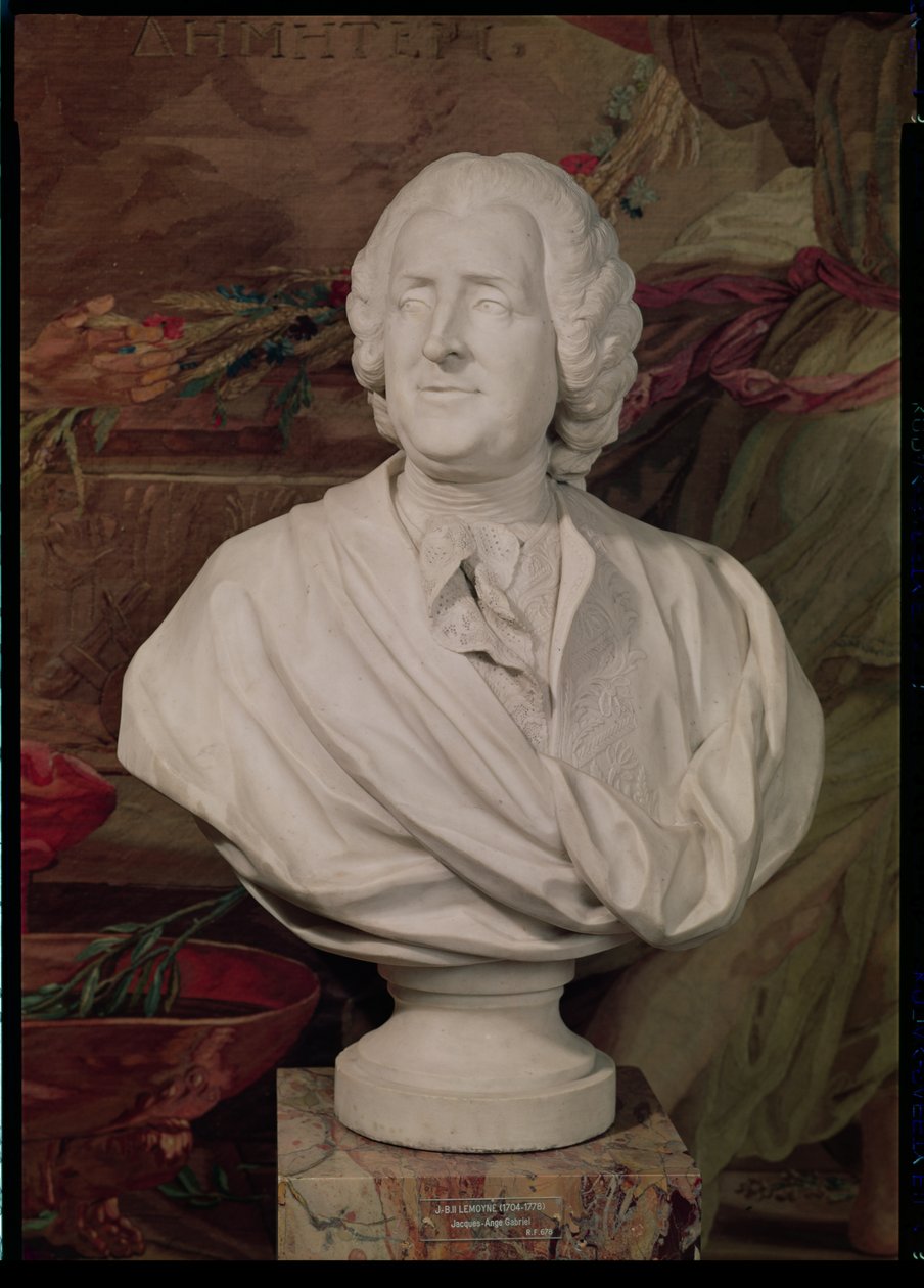 Busto ritratto di Jacques-Ange Gabriel da Jean Baptiste II Lemoyne