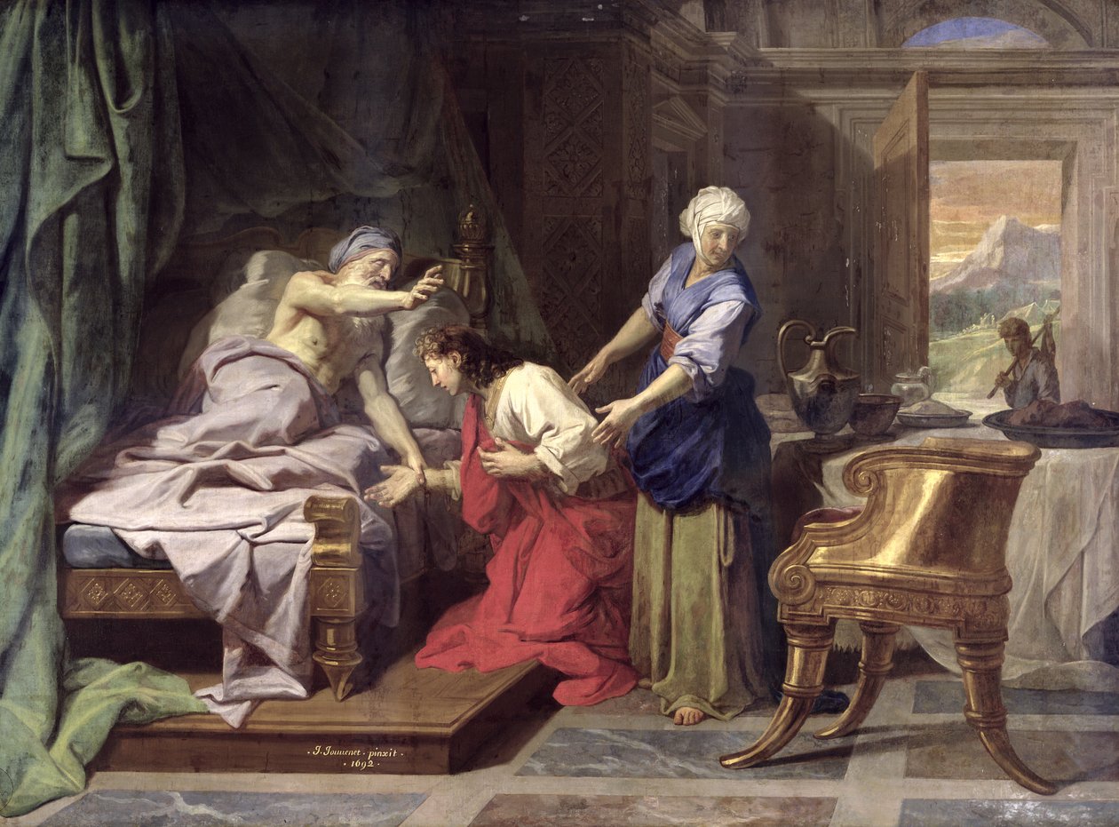 Isacco benedice Giacobbe, 1692 da Jean Baptiste Jouvenet