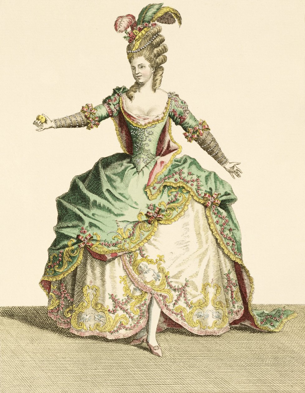 Costume per Venere in diverse opere, inciso dall