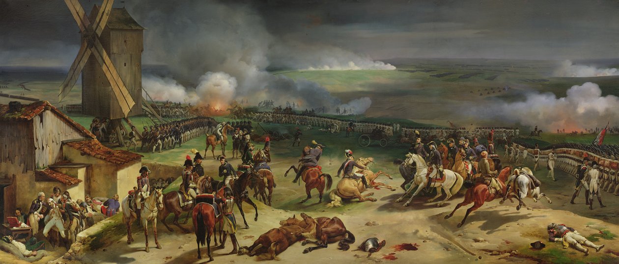 Battaglia di Valmy, 20 settembre 1792, 1835 da Jean Baptiste Mauzaisse