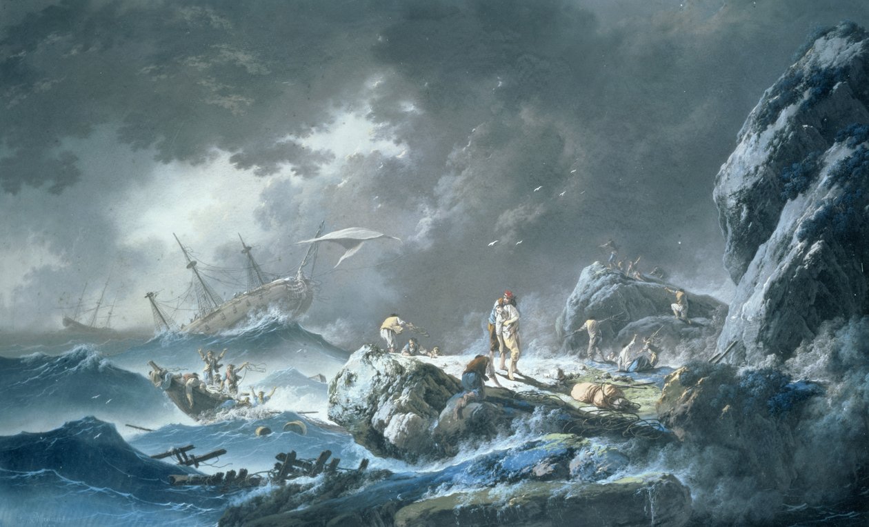 Naufragio da Jean Baptiste Pillement