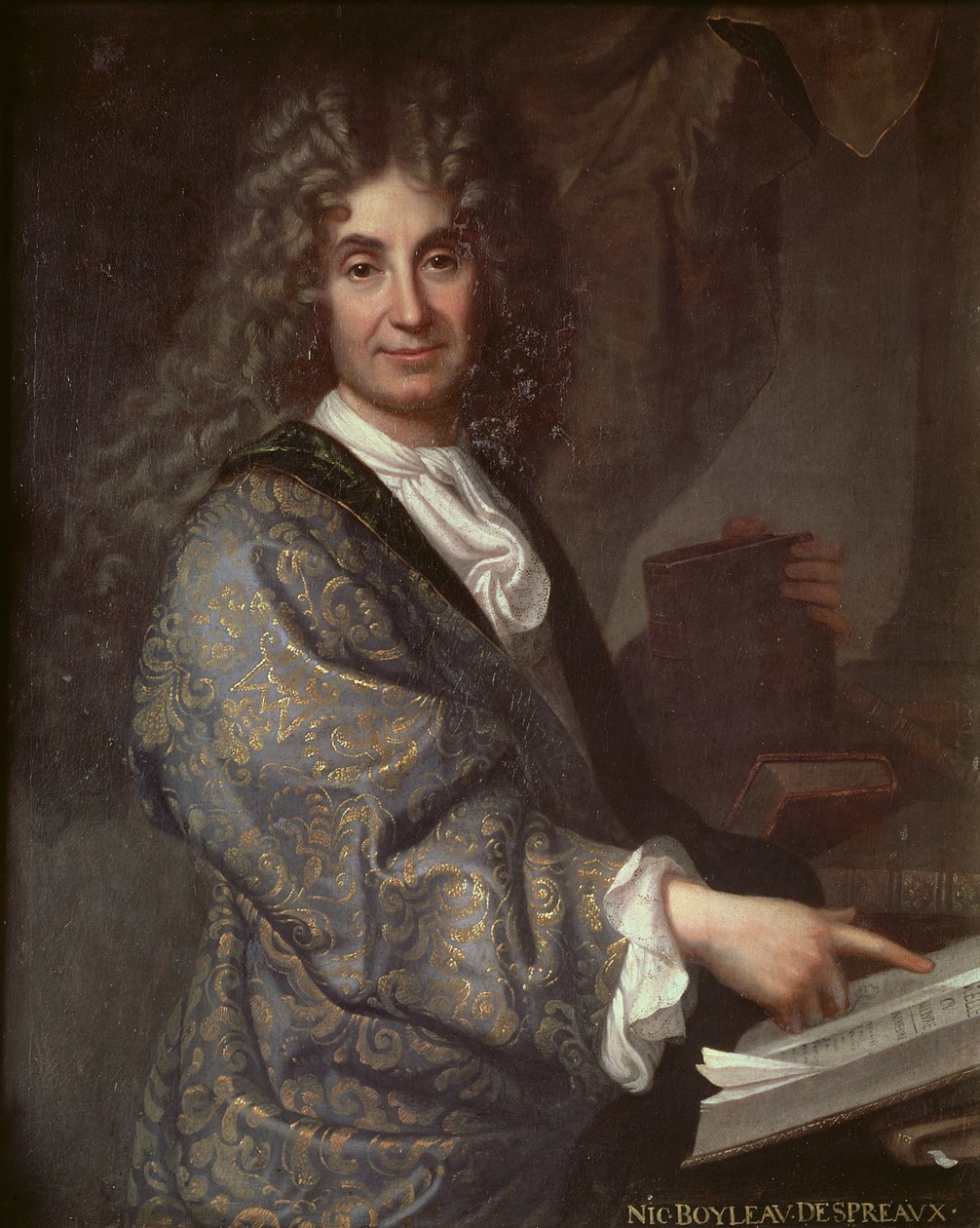 Nicolas Boileau (1636-1711) da Jean Baptiste Santerre