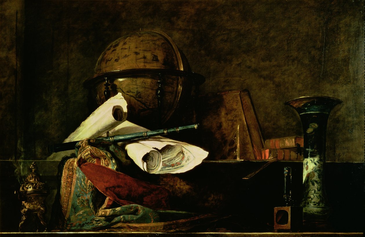 Allegoria della Scienza da Jean Baptiste Simeon Chardin