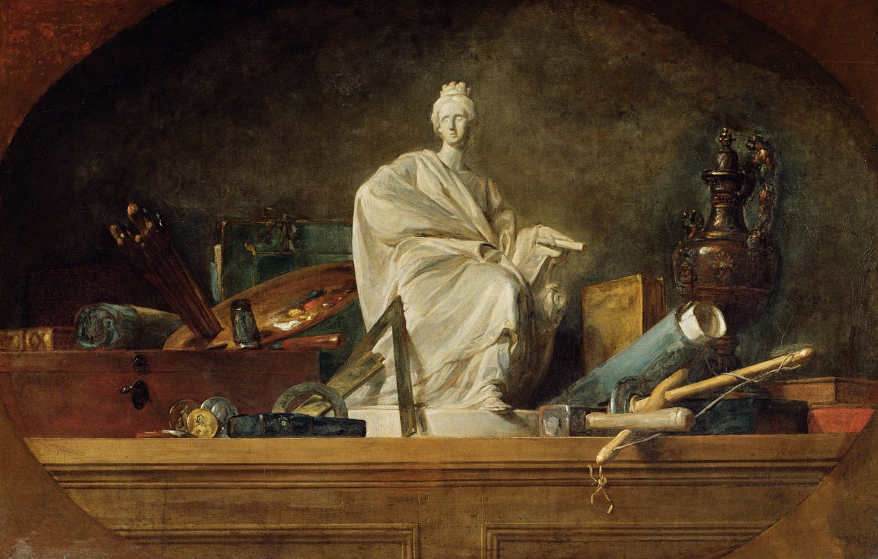 Attributi delle Arti, 1765 da Jean Baptiste Simeon Chardin