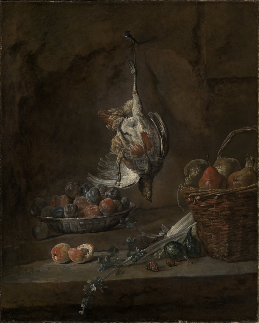 Natura morta con fagiano morto da Jean Baptiste Simeon Chardin