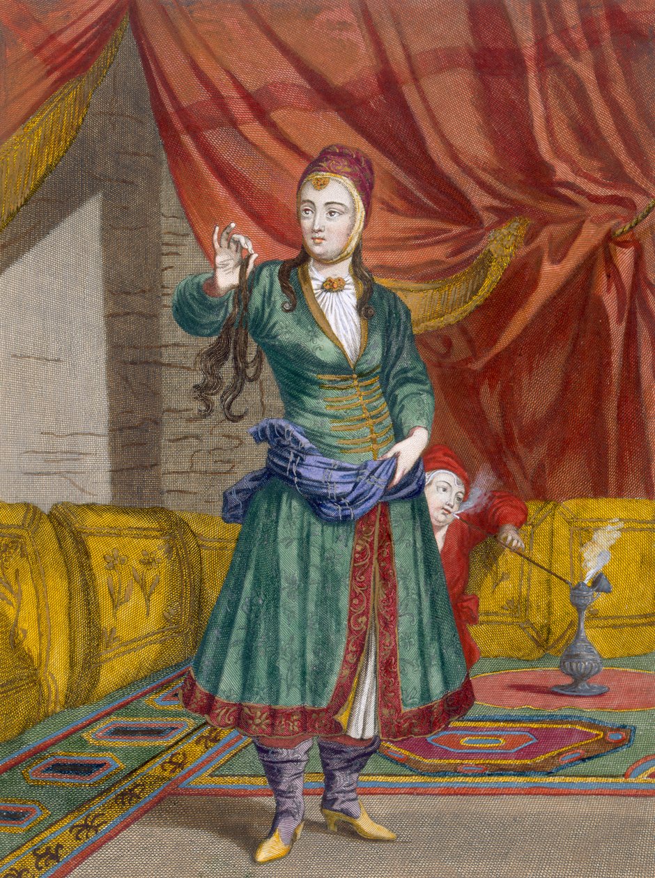 Una ragazza persiana da Jean Baptiste Vanmour