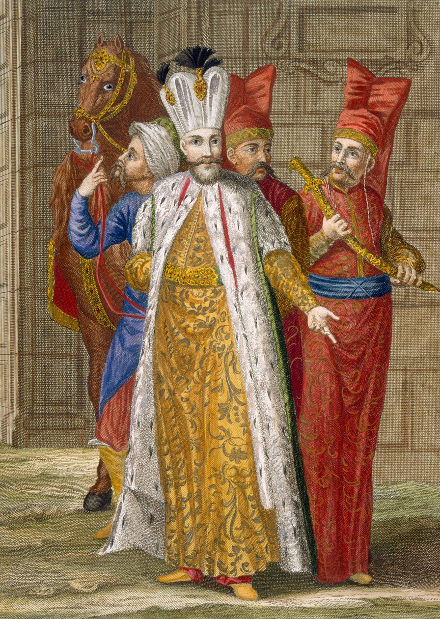 Sultano Ahmed III, c.1708 da Jean Baptiste Vanmour