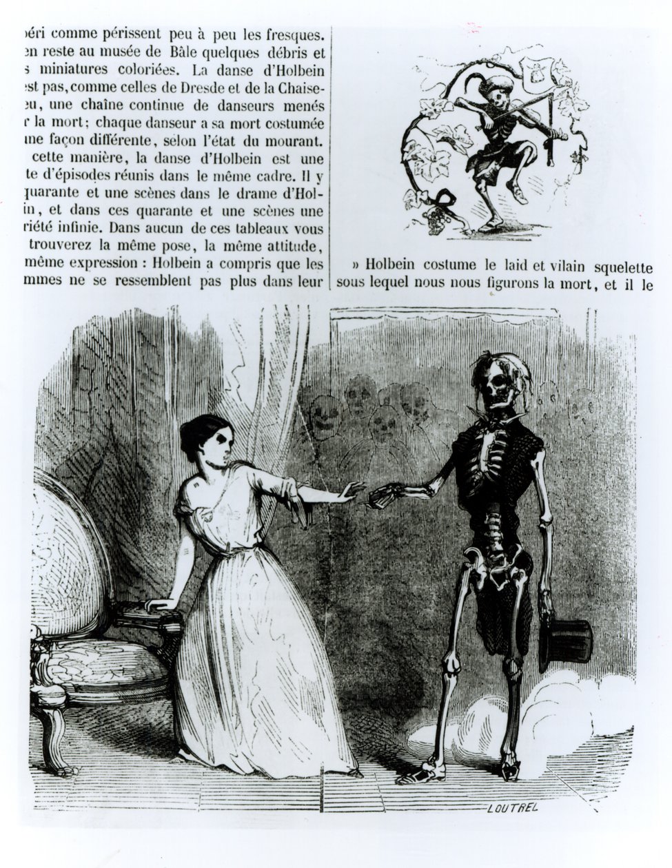 La danza della morte da Jean Baptiste Victor Loutrel