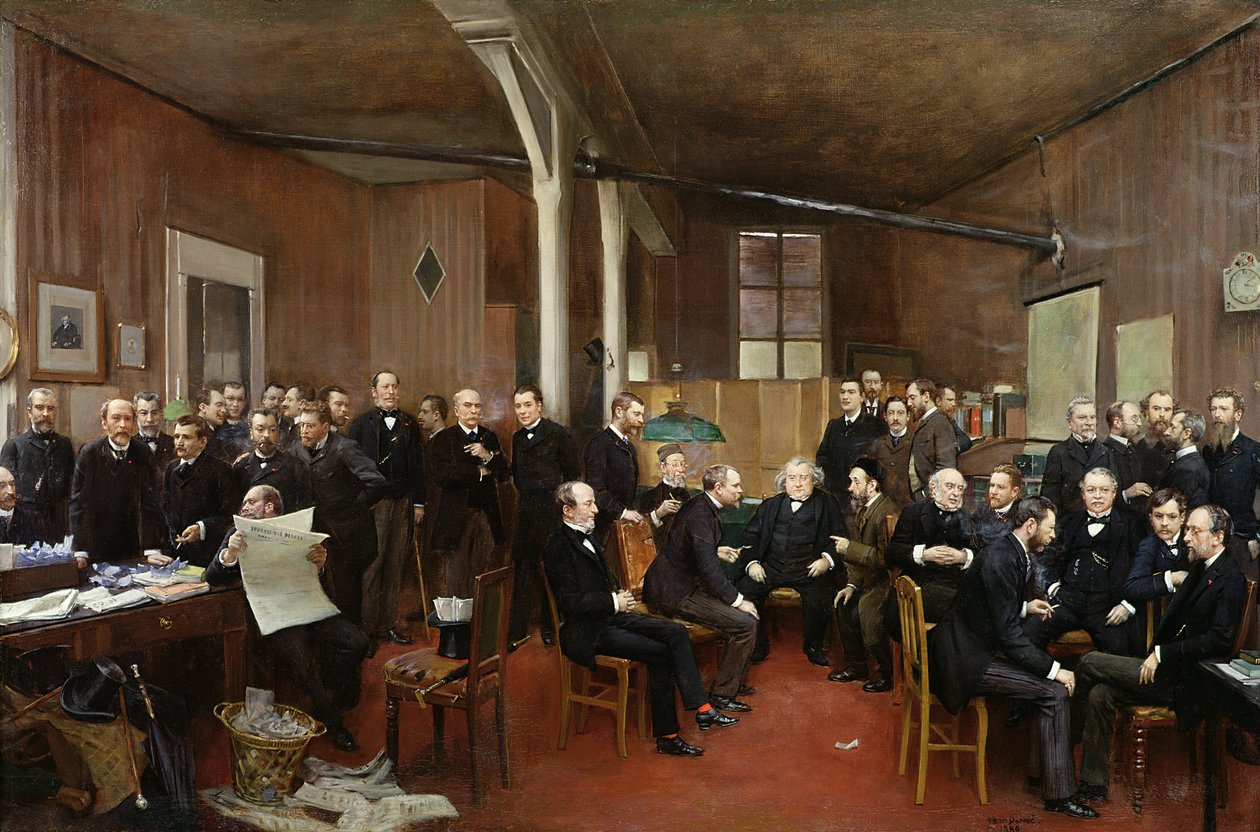 Le Journal des Débats, 1889 da Jean Beraud