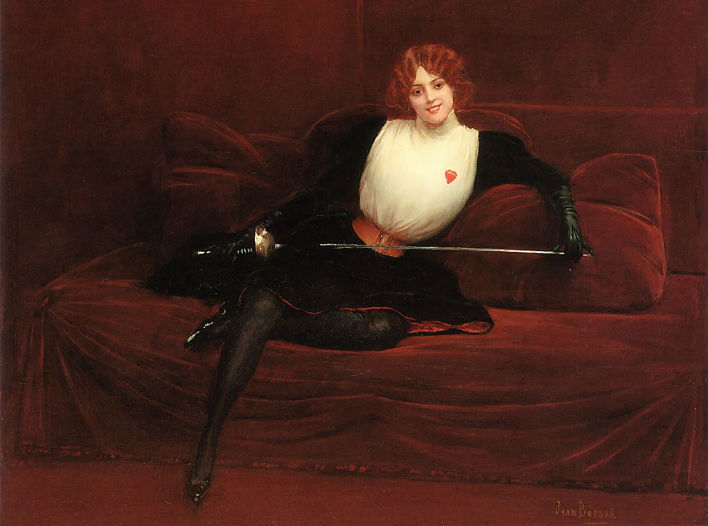 La schermitrice da Jean Beraud