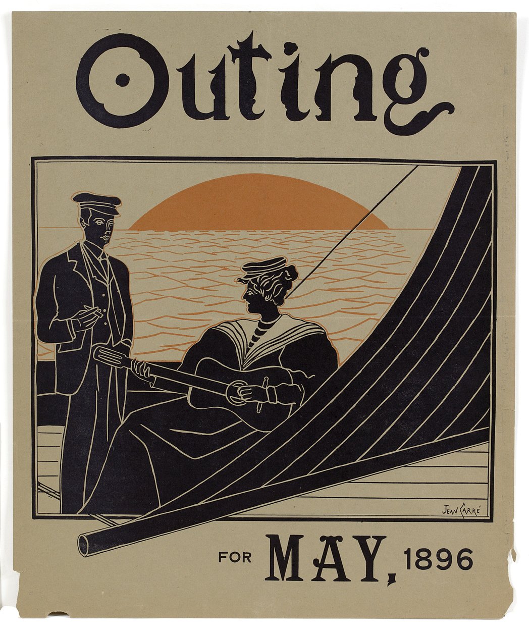 Outing, per maggio, 1896 da Jean Carré
