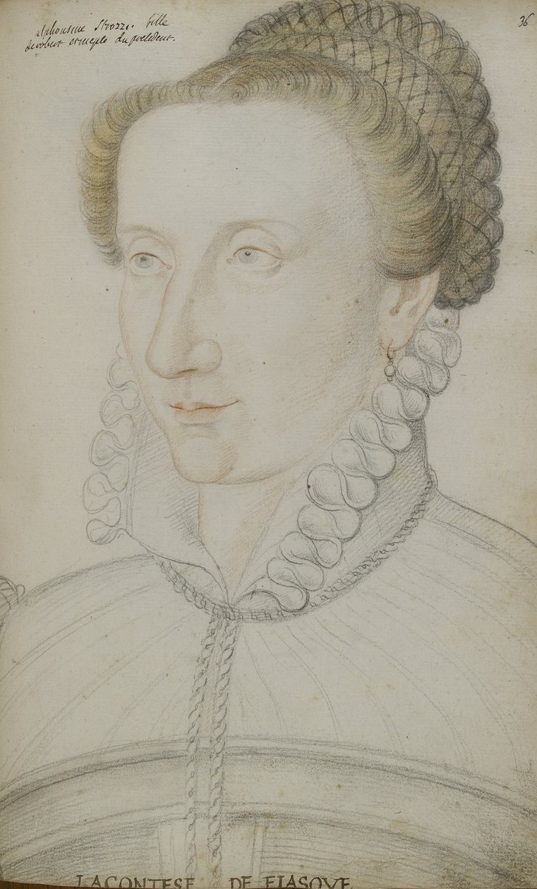 Alphonsine Strozzi da Jean Clouet