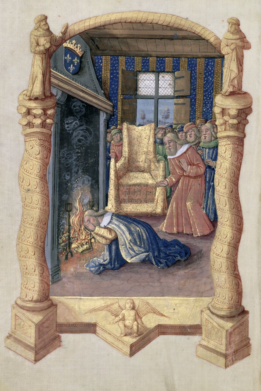 David piange la morte di suo figlio Assalonne, dal 