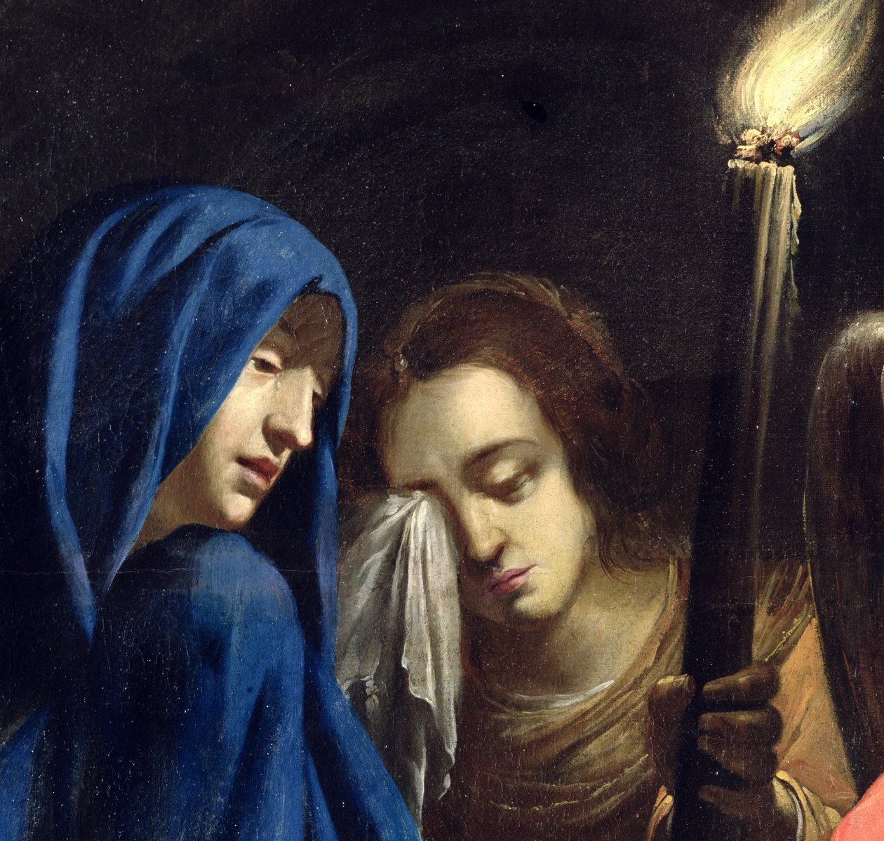 Il Compianto di Cristo, 1636 (dettaglio) da Jean Daret