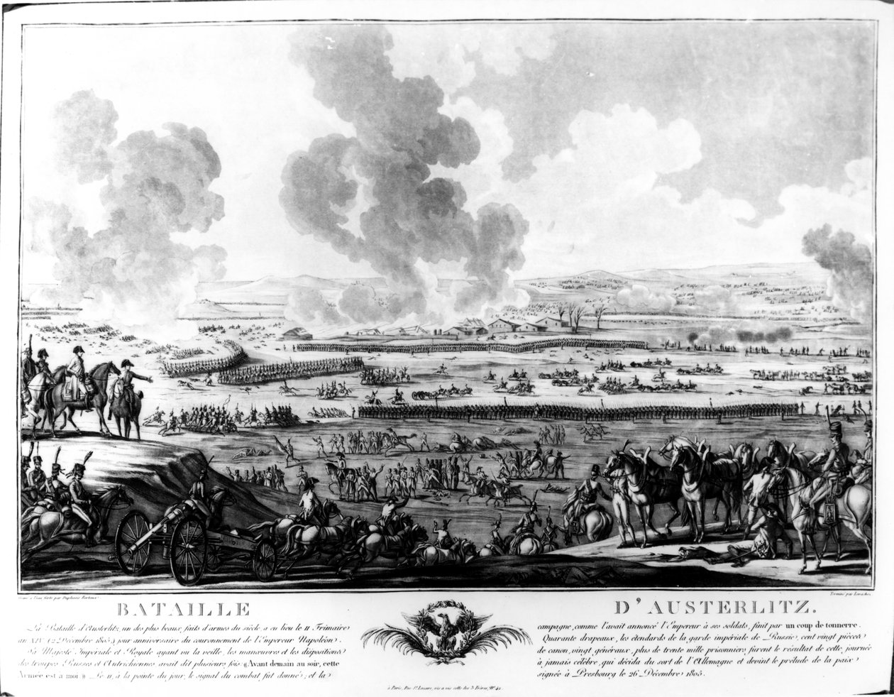 La Battaglia di Austerlitz, 2 dicembre 1805 da Jean Duplessi Bertaux