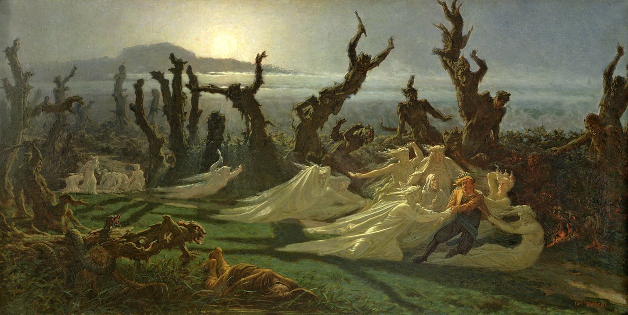 Le Lavandaie della Notte c.1861 da Jean Edouard Dargent