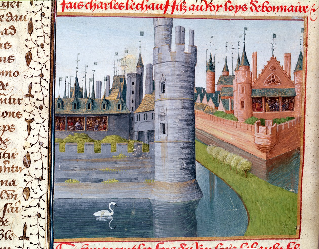 Ms Fr 6465 fol.151v La vita di Luigi II (846-79) 