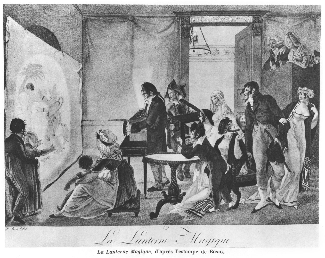 La lanterna magica, 1798 da Jean Francois Bosio