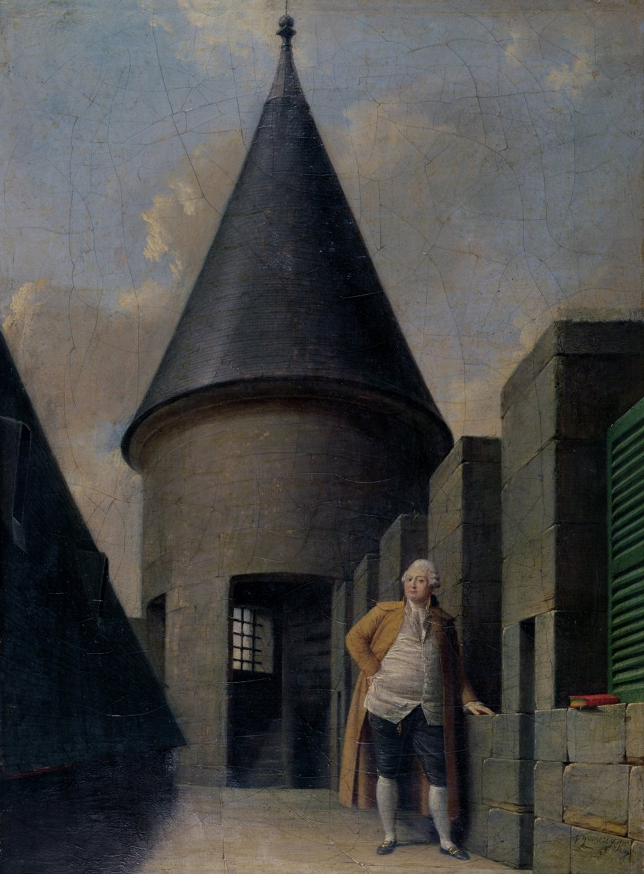 Luigi XVI in prigione al Tempio, fine XVIII secolo da Jean Francois Garneray