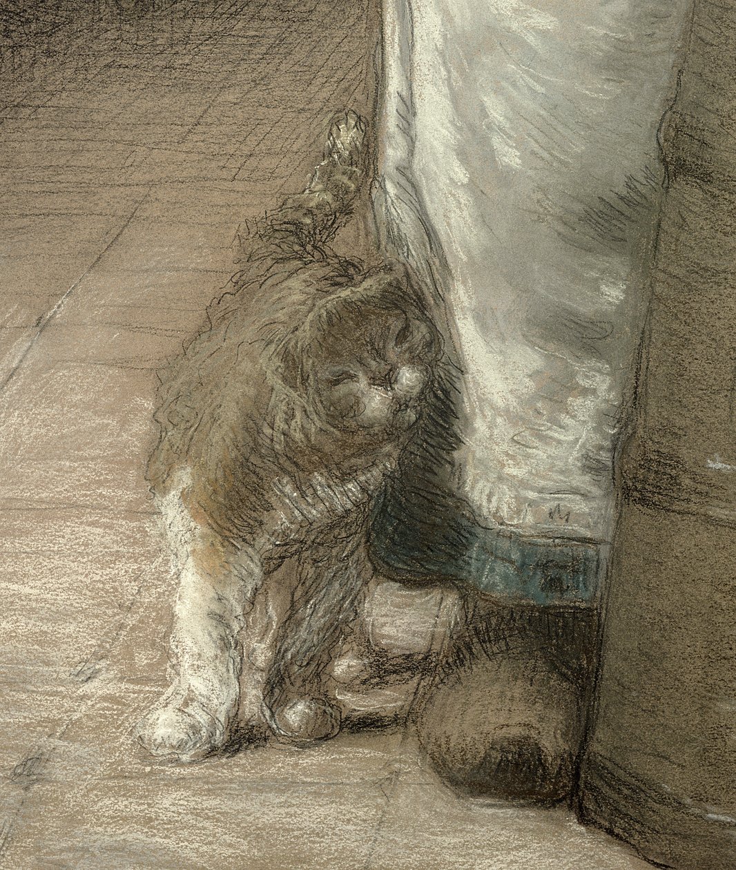 Zangolatura del burro, 1866-68 (dettaglio) da Jean Francois Millet