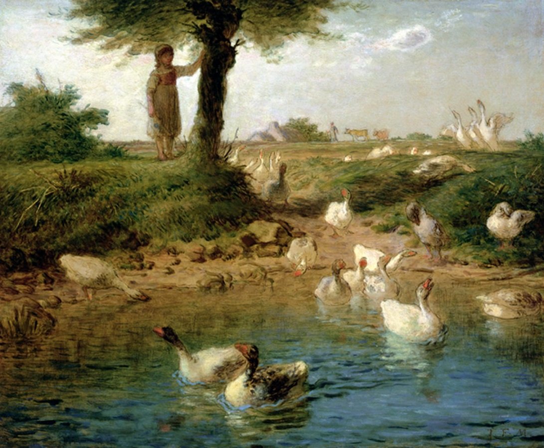 La guardiana delle oche da Jean Francois Millet